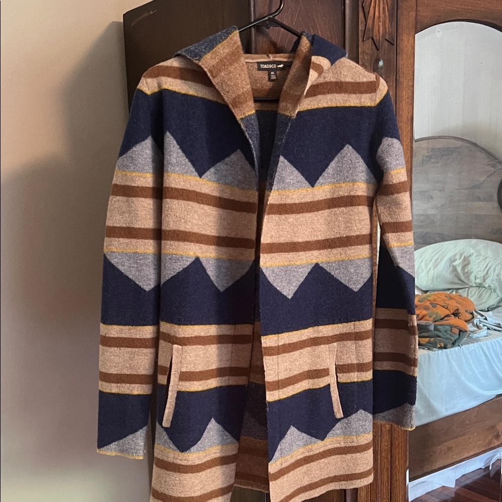Toad&Co Merino Wool Heartfelt hoodie Coat